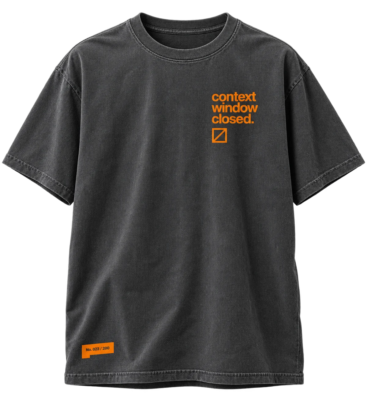 Context window closed. concept T-shirt